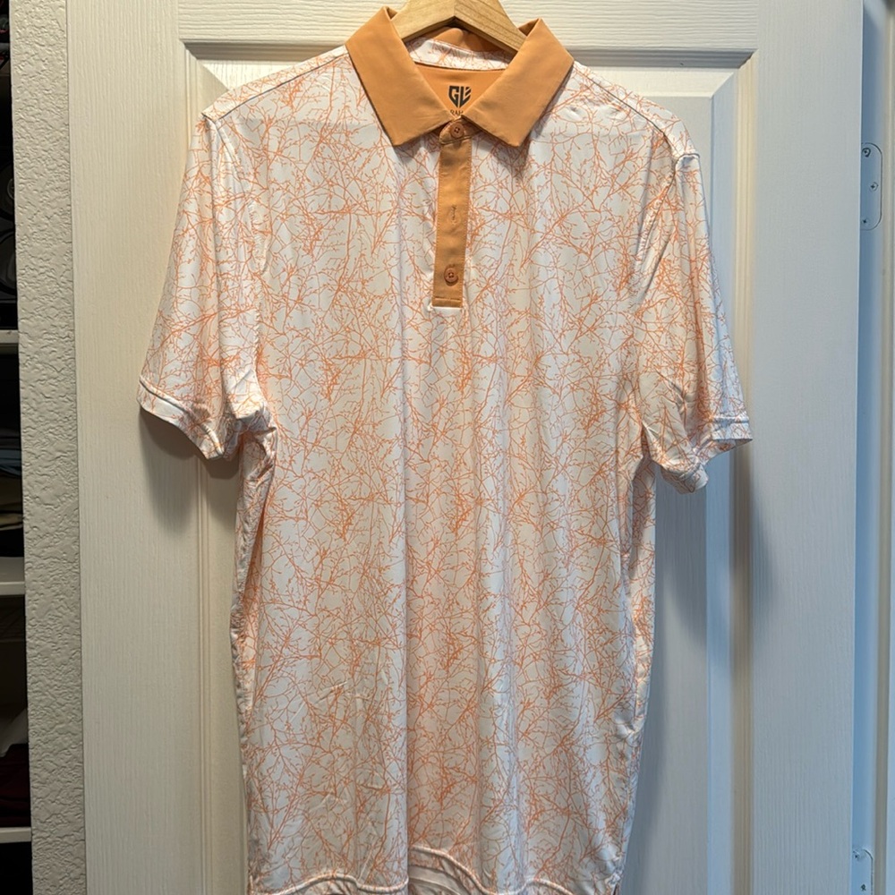 NWOT Men’s Graham Luxe golf polo. Size L
